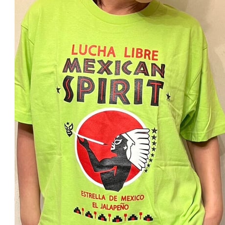 メキシカンスピリットTシャツ　ライトグリーン