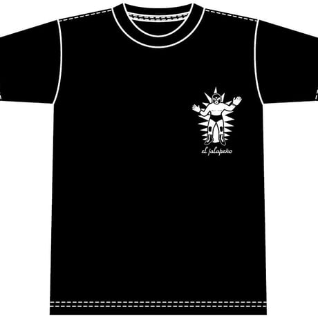 ルチャドールTシャツ　ブラック