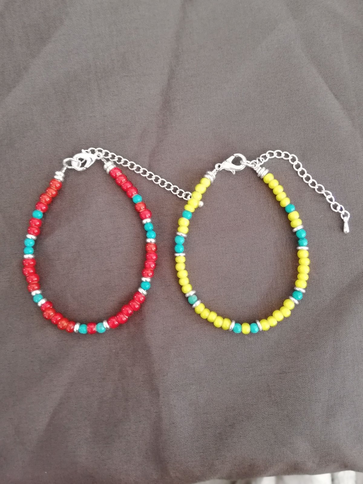 オールドビーズ　ブレスレット オールドビーズ ブレスレット レッド | エルハラペーニョ