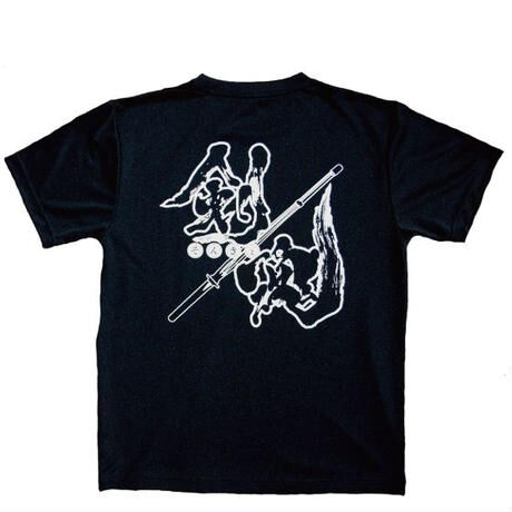 剣道 剣魂 ドライＴシャツ ブラック 剣道Tシャツ