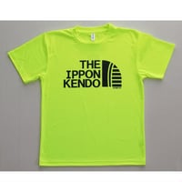 THE IPPON KENDO ドライＴシャツ 蛍光イエロー 剣道Tシャツ