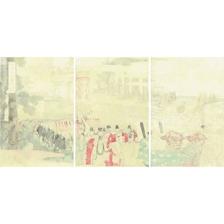 揚州周延「千代田之御表　日光御社参大祭ノ図」明治30年（1897）【浮世絵】