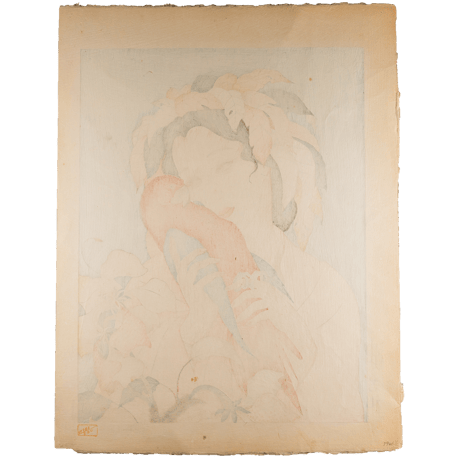 ポール・ジャクレー「失恋、東カロリン諸島」昭和15年（1940【浮世絵】