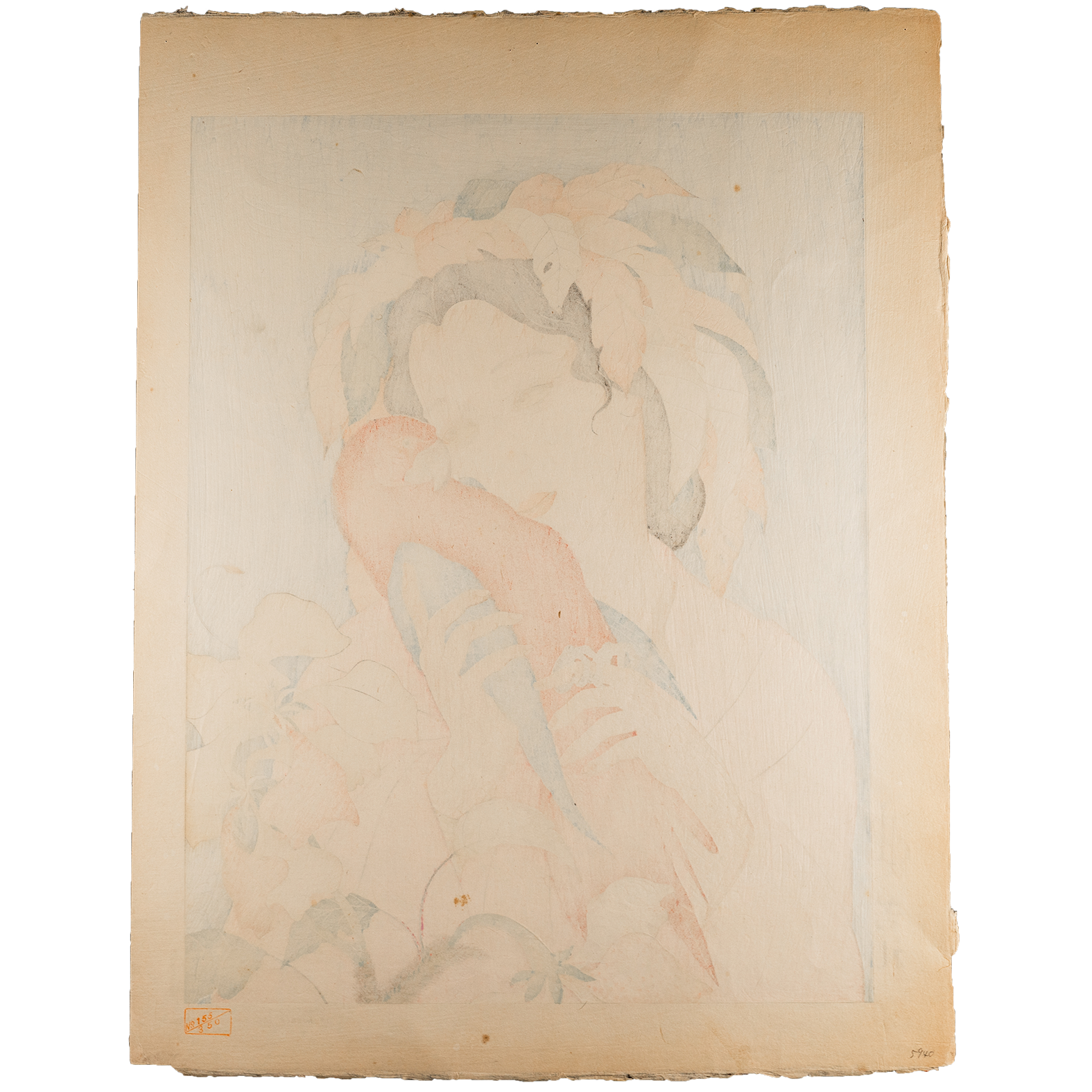ポール・ジャクレー「失恋、東カロリン諸島」昭和15年（1940【浮世絵