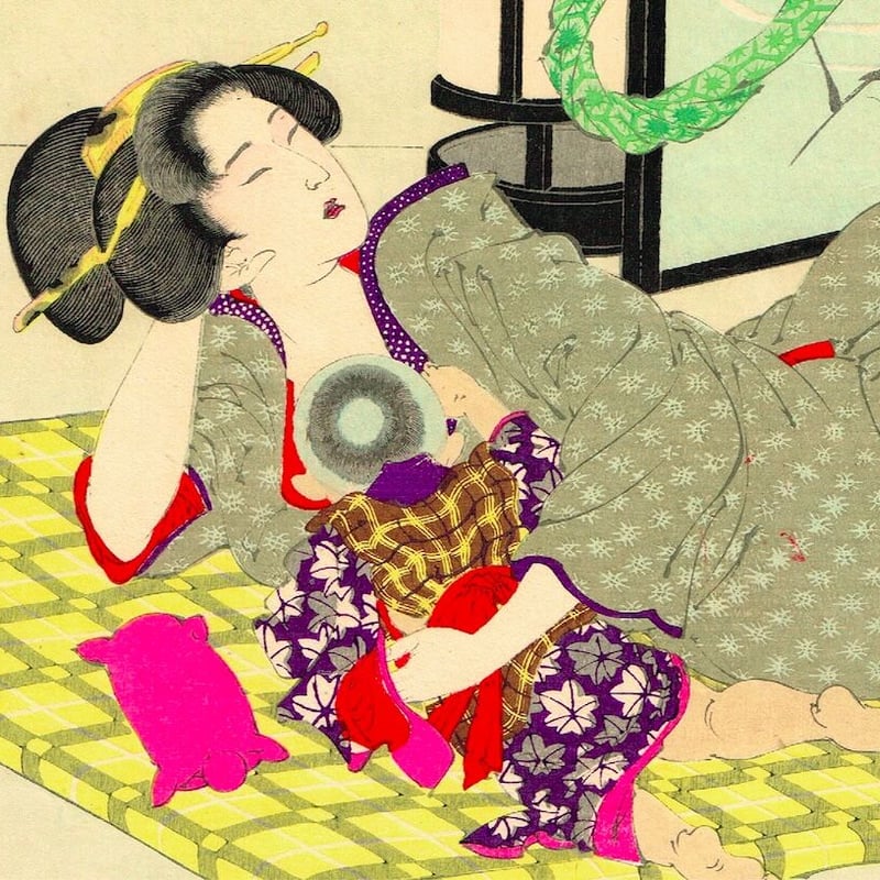春画　⑨ 作者　年代　不明 春画 ⓾ 作者 年代 不明 - メルカリ