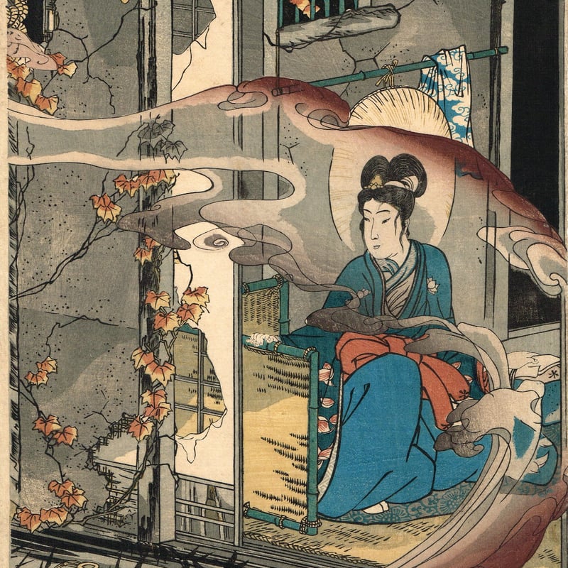 歌川国芳「観世音霊験 一ツ家の旧事」天保10-12年【浮世絵】 | 浮世絵