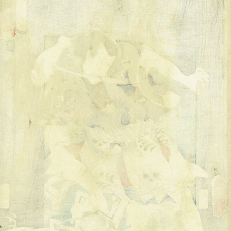 豊国三代 「豊国漫画図絵 狼ノ悪次郎」万延元年（1860）【浮世絵】