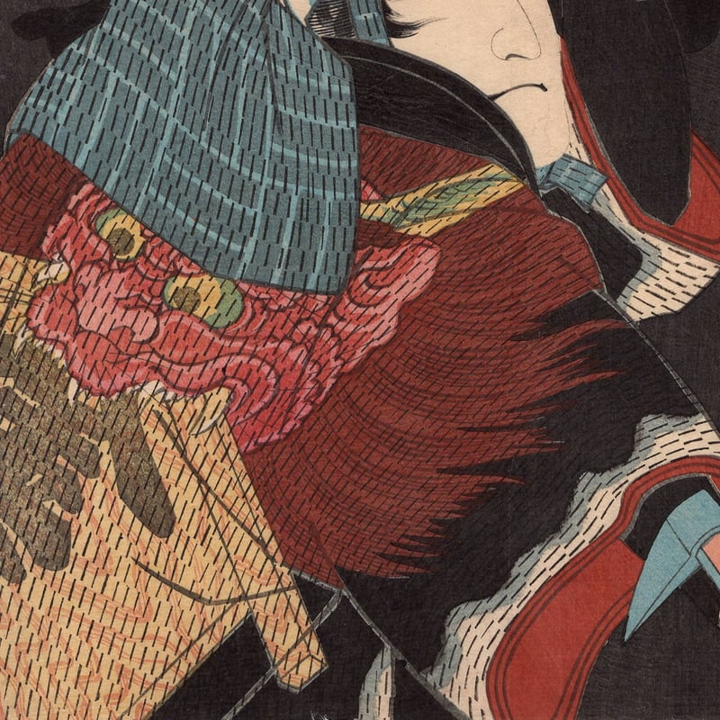 歌川芳艶 「江戸花夜の賑 六」万延一年(1860)【浮世絵】 | 浮世絵販売