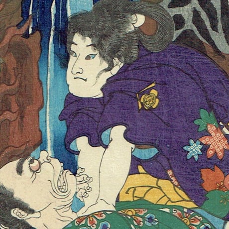 月岡芳年「東錦浮世講談 桃川燕山 箱王丸」慶応3年（1867）【浮世絵】