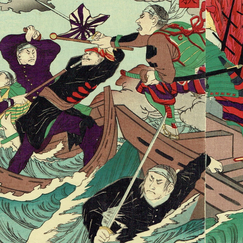早川松山「鹿児島逆徒征討図」明治10年（1877）【浮世絵】 | 浮世絵