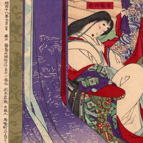 楊洲周延 「源平盛衰記 二 平清盛」明治18年（1885）【浮世絵】