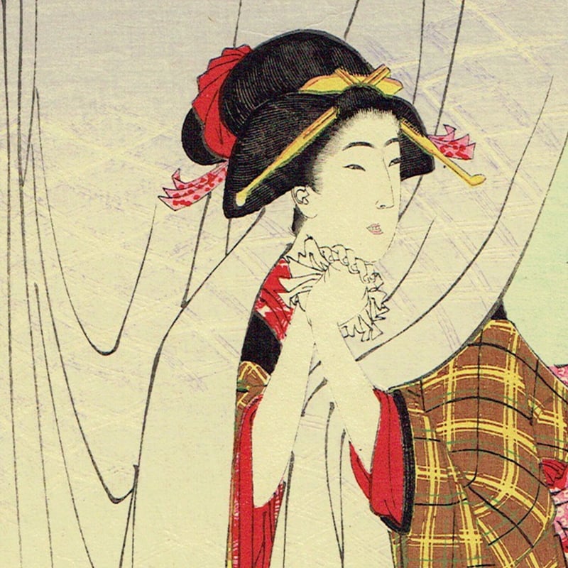 月岡芳年「新撰東錦絵 白木屋於駒の話」明治19年(1886)【浮世絵 月岡芳年「新撰東錦絵 白木屋於駒の話」明治19年(1886)【浮世絵