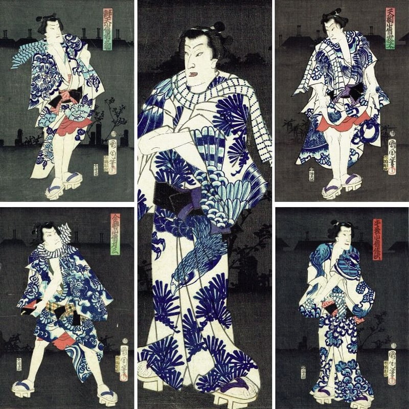 豊原国周「夏景色廓の連染」慶応2年（1866）【浮世絵】 | 浮世絵販売