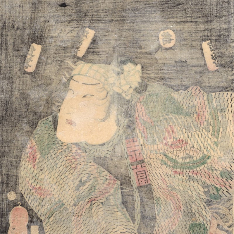 歌川芳艶 「江戸花夜の賑 三」万延一年(1860)【浮世絵】 | 浮世絵販売