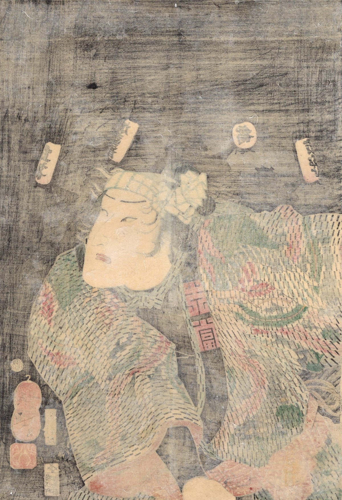 歌川芳艶 「江戸花夜の賑 三」万延一年(1860)【浮世絵】 | 浮世絵販売