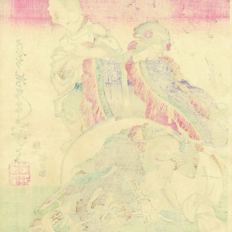 月岡芳年「七福神酒宴之図」明治15年【浮世絵】