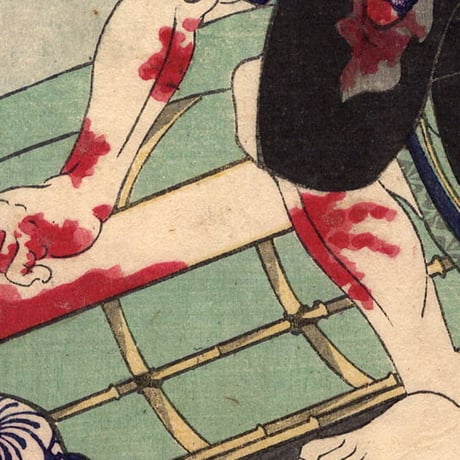 月岡芳年「英名二十八衆句　高倉屋助七」文久1年（1861）【浮世絵】