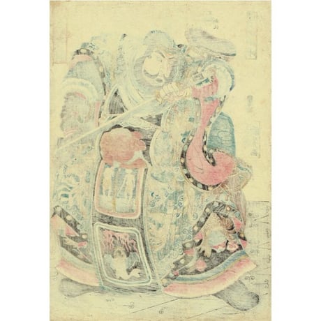 歌川国芳「通俗水滸伝豪傑百八人一個　豹子頭林冲」文政頃（1825年頃）【浮世絵】