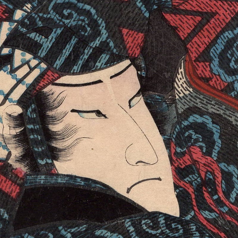 歌川芳艶 「江戸花夜の賑 九」万延一年(1860)【浮世絵】 | 浮世絵販売