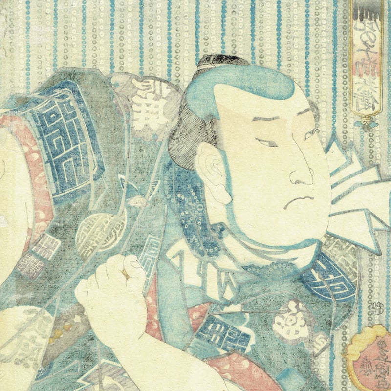 豊国三代 「男達 鹿の子勘兵衛」弘化1年(1844)【浮世絵】 | 浮世絵販売