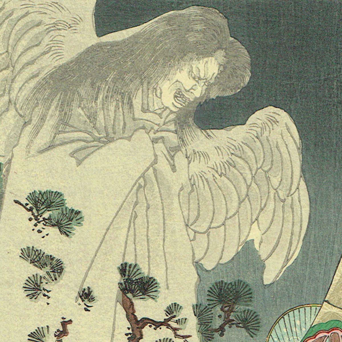 揚州周延「東錦昼夜競 伊賀の局」明治19年(1886)【浮世絵 揚州周延「東錦昼夜競 伊賀の局」明治19年(1886)【浮世絵