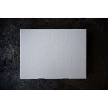 オリジナル浮世絵保管用無酸箱（シェルボックス）ライトグレー