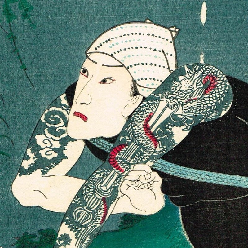 浮世絵、戻駕篭櫓三真景3枚綴りの右側１枚売りです。三代豊国画 浮世絵、戻駕篭櫓三真景3枚綴りの右側1枚売りです。