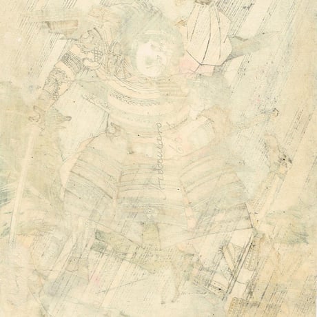 喜多川秀麿「宮本武蔵/烏天狗」江戸時代【浮世絵】