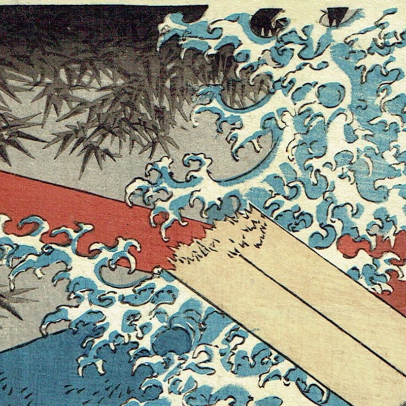 歌川国芳「美盾八競 晴嵐」弘化2〜3年（1845-46）【浮世絵】 | 浮世絵