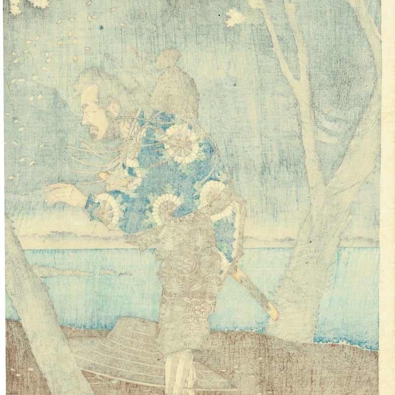 月岡芳年「東名所墨田川梅若之古事」明治16年【浮世絵】 | 浮世絵販売