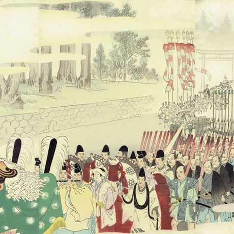 揚州周延「千代田之御表　日光御社参大祭ノ図」明治30年（1897）【浮世絵】
