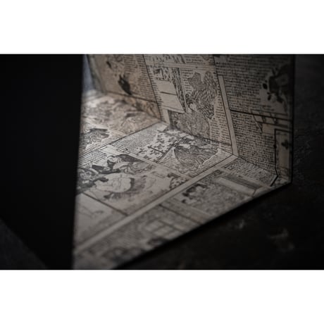オリジナル 三枚折 タトウ 「草双紙内張 相撲 他」2401-b