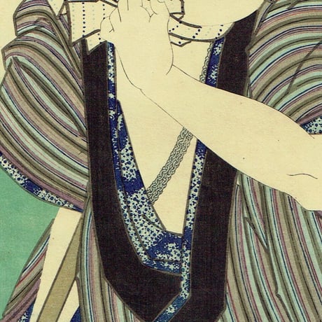 豊国三代「近世水滸伝 桐嶋辰五郎 坂東彦三郎」文久2年（1862）【浮世絵】