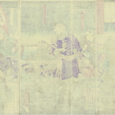 小林年参（進斎）「鹿児島再乱記」明治10年（1877）【浮世絵】