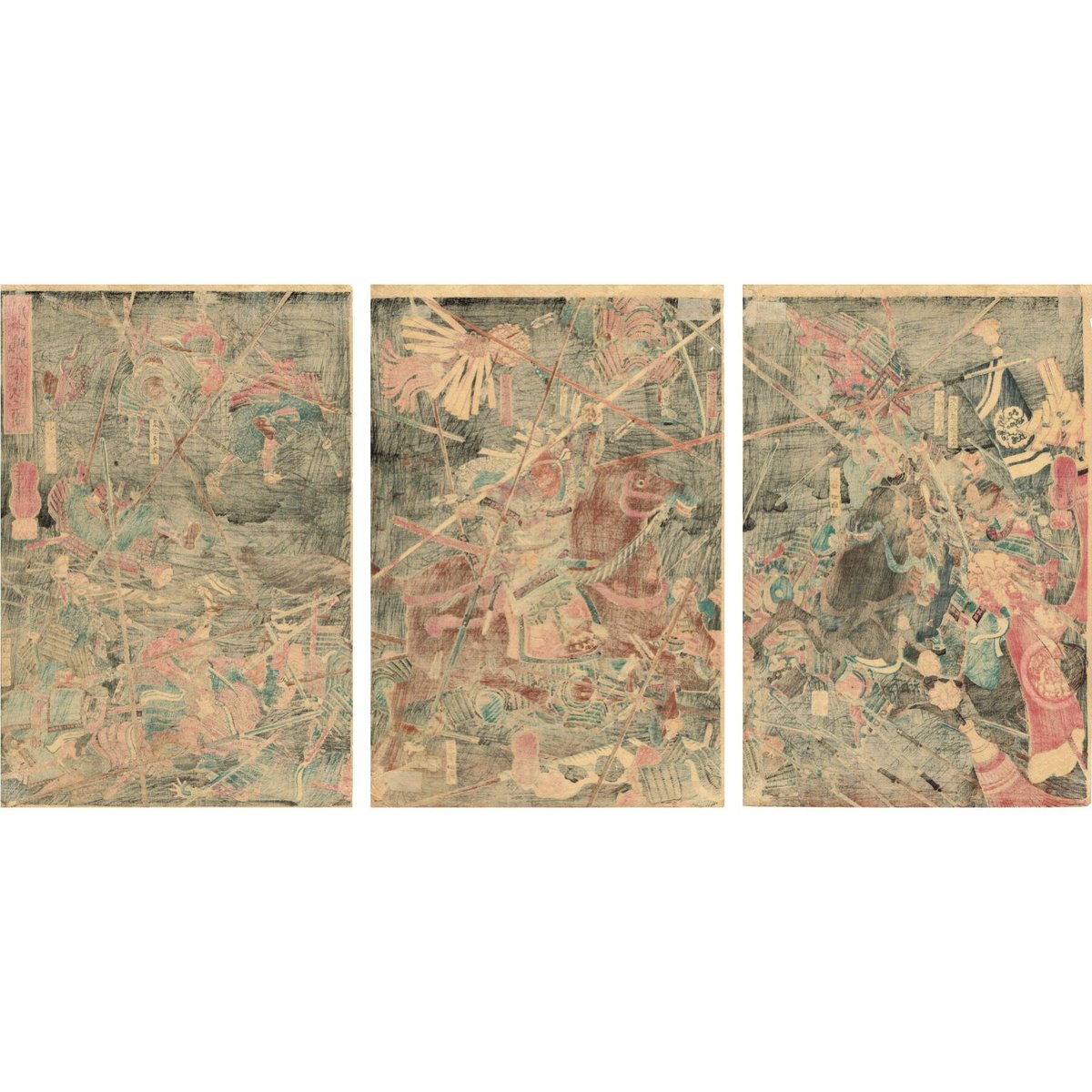 歌川国芳「川中島大合戦之図」嘉永4年頃【浮世絵】 | 浮世絵販売