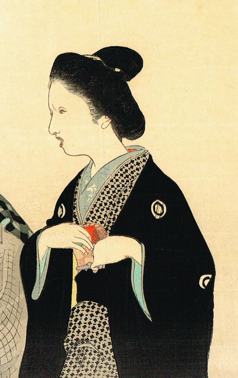 富岡永洗 彩色木版画口絵『日本女礼式大全』 明治36年 浮世絵 錦絵 美人画 細かく 時代物 売買されたオークション情報 落札价格 【au  payマーケット】の商品情報をアーカイブ公開