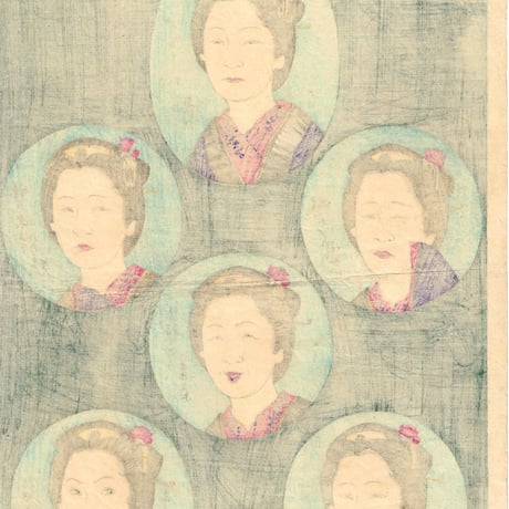 小林清親「壱人六面相」明治17年【浮世絵】