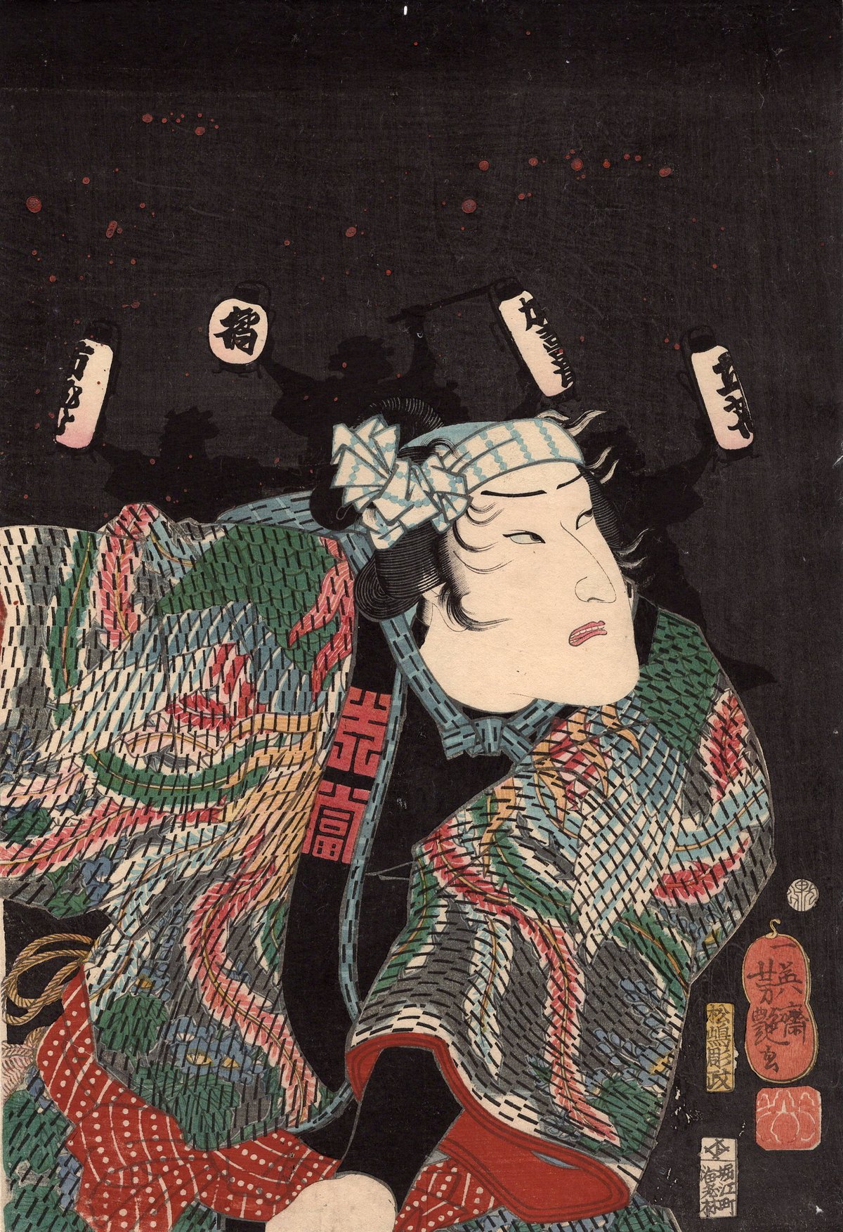浮世絵　3枚組　歌川芳艶 fit=scale-down,w=1200