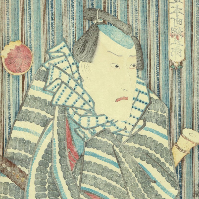 豊国三代 「男達 本町 綱五郎」弘化1年(1844)【浮世絵】 | 浮世絵販売