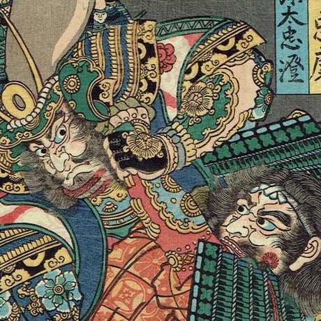 武者の図　掛軸　H61 武者の図 掛軸 H61 武者の図 掛軸 H61