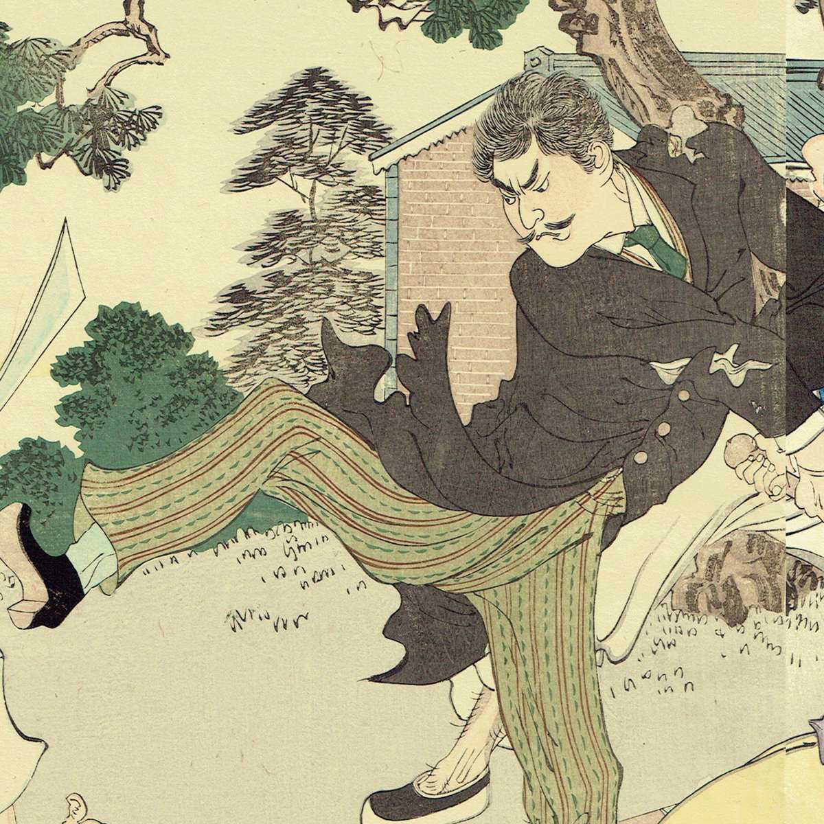 日光山小誌 明治時代 当時物 書籍 挿絵 絵 当時物 古書 資料