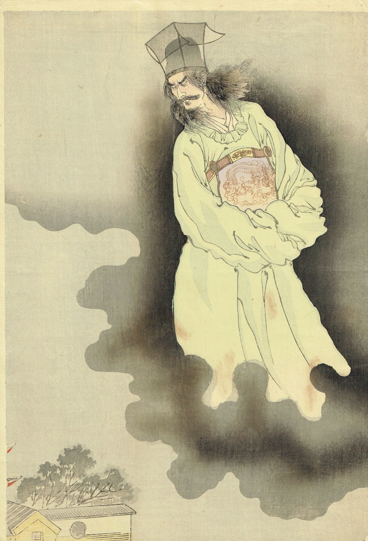 安達吟光「其初朝鮮発端」明治27年(1894)【浮世絵】 安達吟光「其初朝鮮発端」明治27年(1894)【浮世絵】
