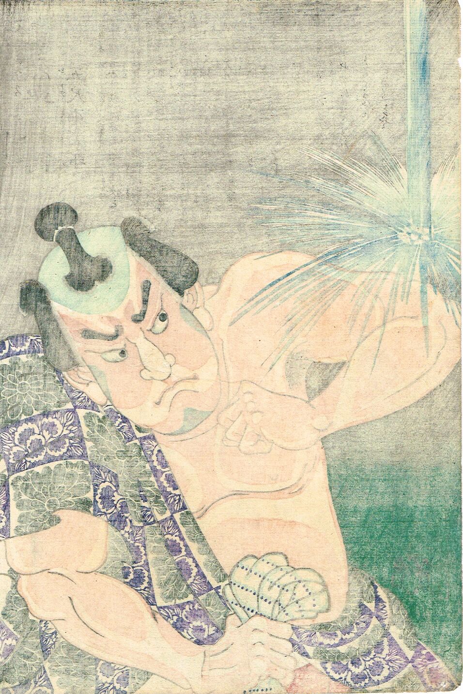 歌川芳虎「勇烈血気伝 五尺染五郎」慶応2年（1866）【浮世絵