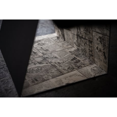 オリジナル 三枚折 タトウ 「草双紙内張 鳥 他」2401-c