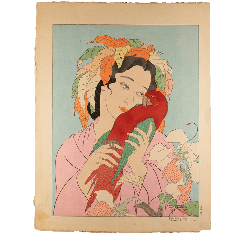 ポール・ジャクレー「失恋、東カロリン諸島」昭和15年（1940【浮世絵