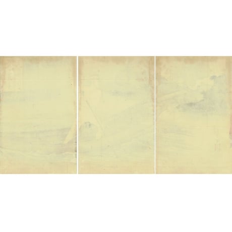 水野年方「斥候騎兵軍曹 川崎伊勢雄」明治27年（1894）【浮世絵】