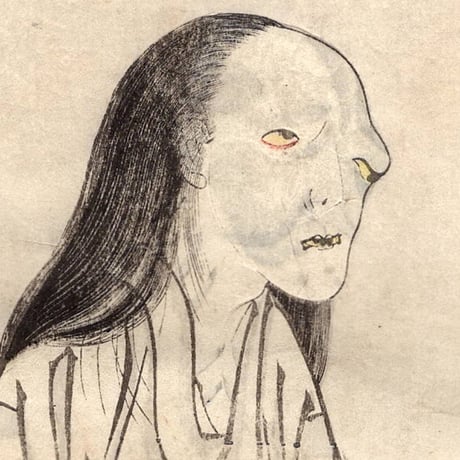 北州「お岩の霊 四谷怪談」文政9年(1826) 【浮世絵】
