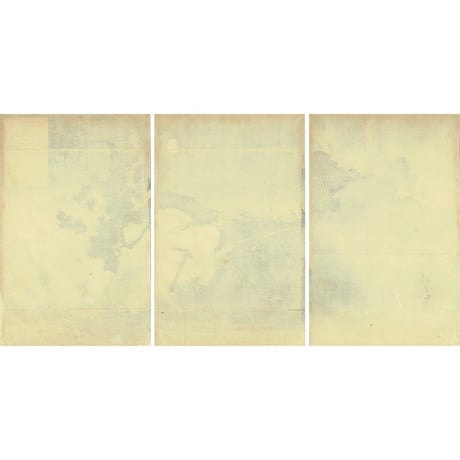水野年方「田中石松 台湾三角湧の難戦」明治28年（1895）【浮世絵】