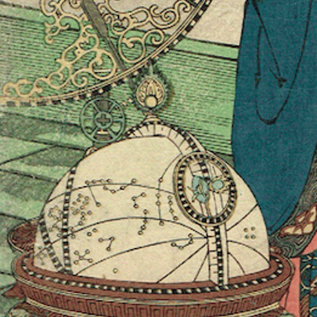 歌川国芳「通俗水滸伝豪傑百八人之一個　智多星　呉用」文政末頃（1828）【浮世絵】