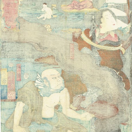歌川国芳「見立廿四孝 呉猛」安政2年（1855）【浮世絵】